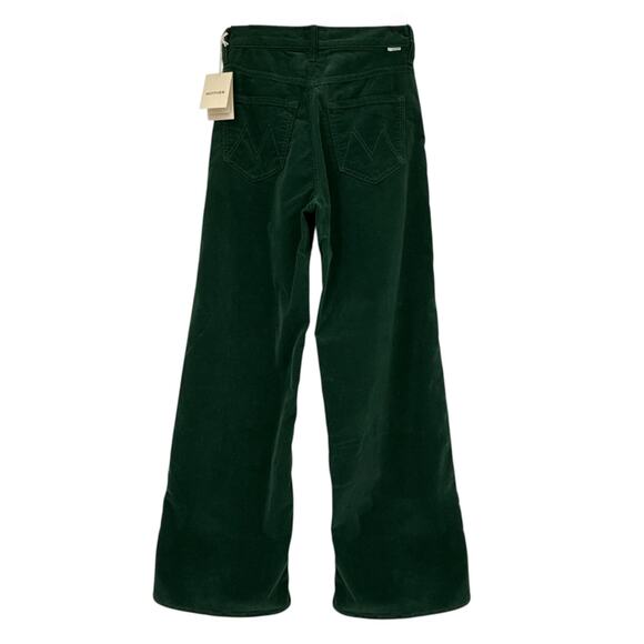 MOTHER The Ditcher Roller Zip Sneak Cord in Dark Green 24 - Picture 5 of 12